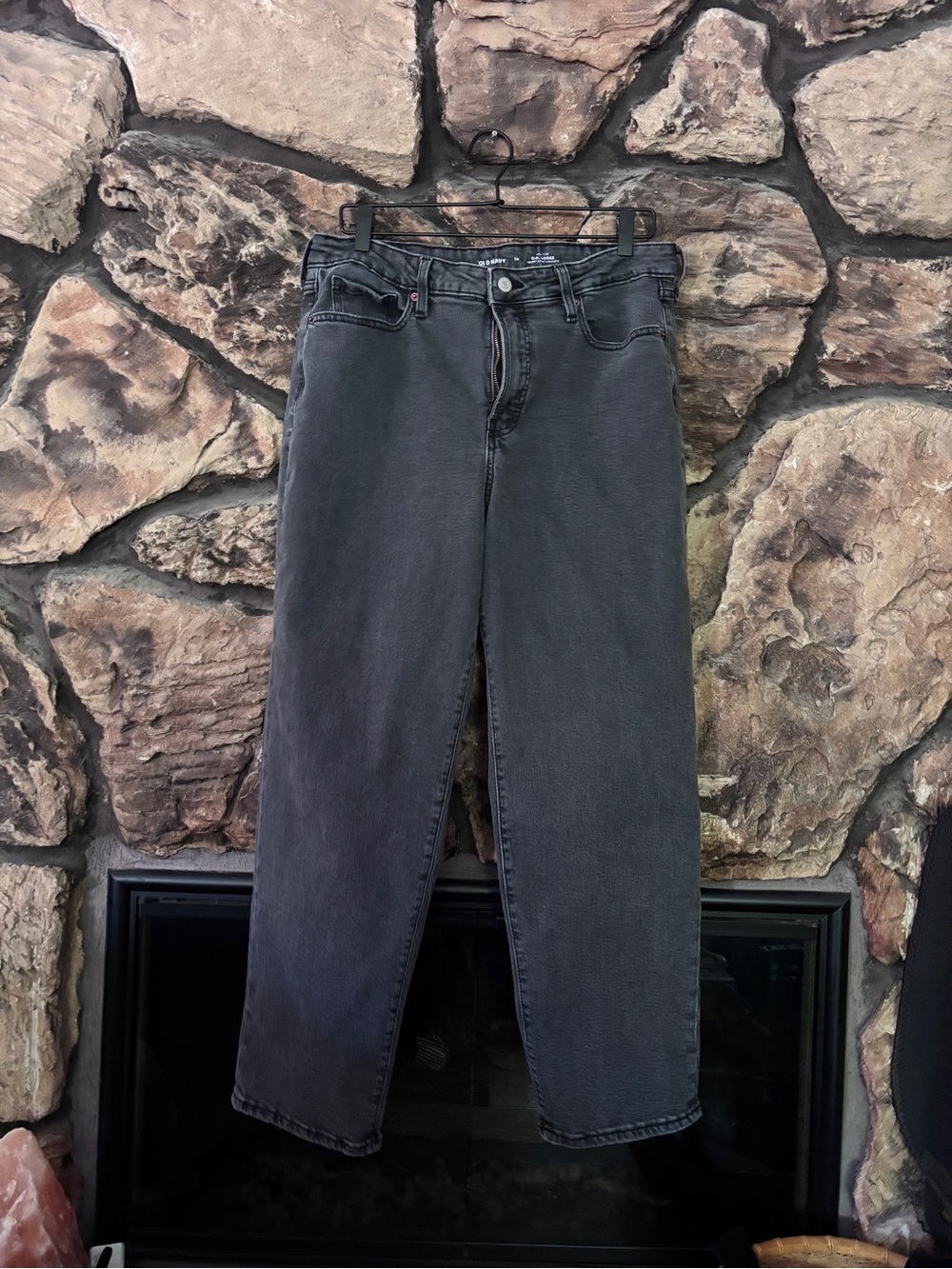 Old Navy OG Loose Jeans in Washed Black